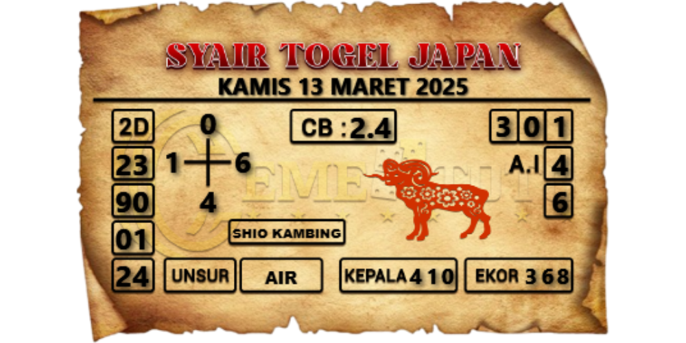 syair togel japan cemetoto